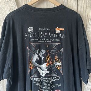 2009 Stevie Ray Vaughan Remembrance Ride & Concert Tee